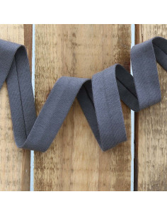 Nastro in jersey di cotone - Grigio scuro