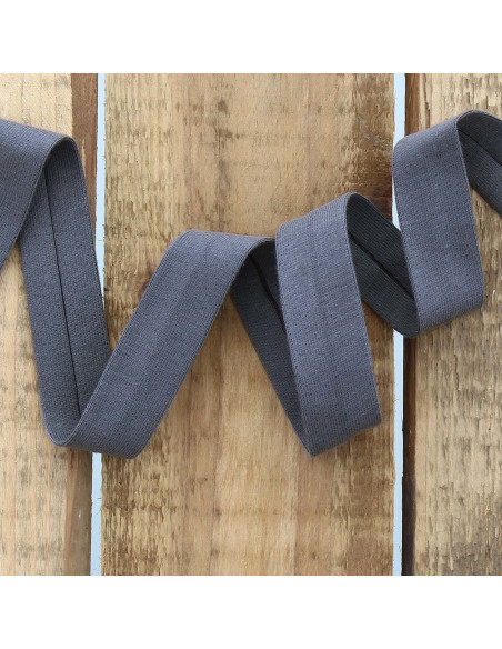 Nastro in jersey di cotone - Grigio scuro