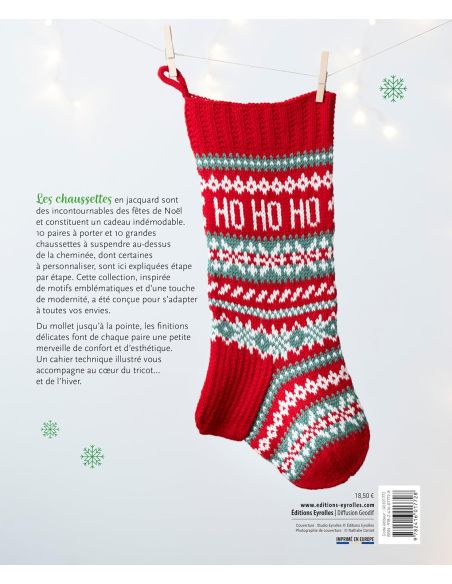Libro di calze di Natale da lavorare a maglia