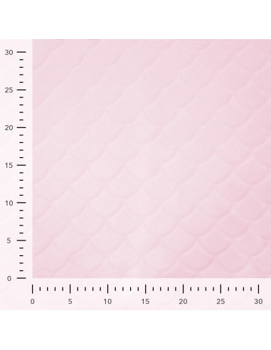 Tessuto minky sirena - Rosa cipria