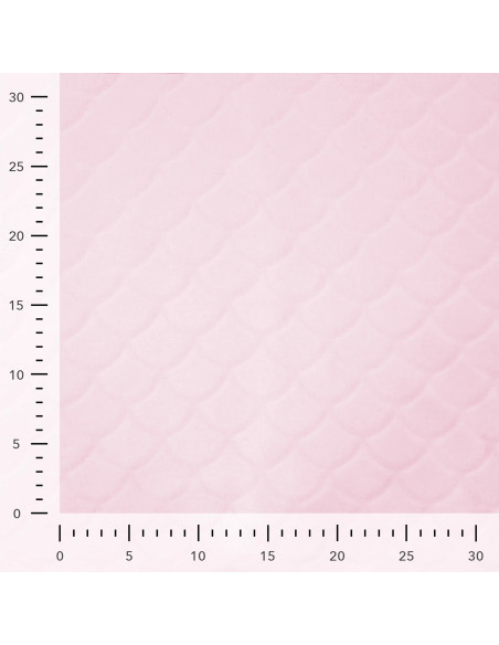 Tessuto minky sirena - Rosa cipria