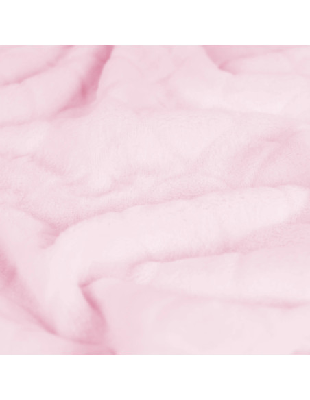 Tessuto minky sirena - Rosa cipria
