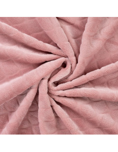 Tessuto minky sirena - Rosa antico