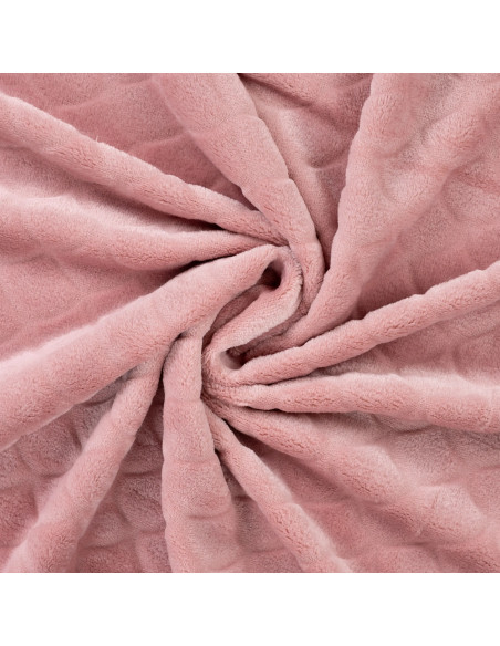 Tessuto minky sirena - Rosa antico
