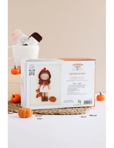 Cofanetto le bambole di Lulu all'uncinetto: Lulu nel bosco