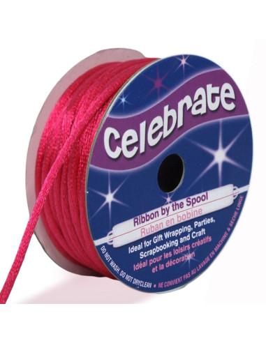 Cordoncino coda di topo Celebrate fucsia - 2 mm x 10 metri