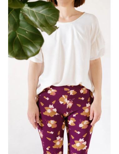Tessuto jersey di cotone Anémona Mûroise - Églantine & Zoé