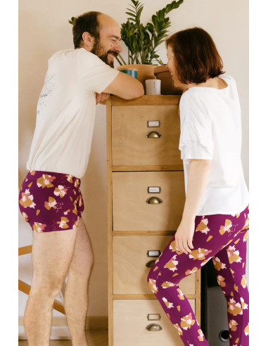 Tessuto jersey di cotone Anémona Mûroise - Églantine & Zoé