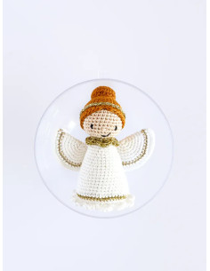Set di palline di Natale amigurumi all'uncinetto - L'angelo 2