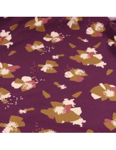 Tessuto jersey di cotone Anémona Mûroise - Églantine & Zoé