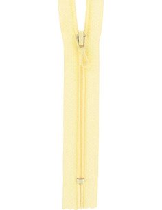 Cerniera in nylon - Giallo paglierino