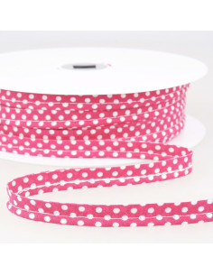 Cordoncino a pois - Fucsia