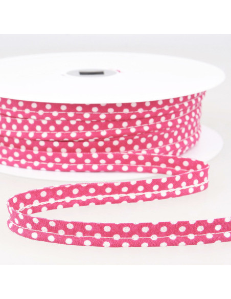 Cordoncino a pois - Fucsia