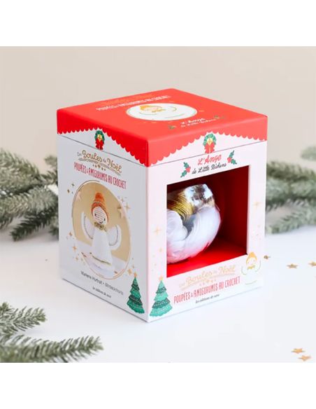 Set di palline di Natale amigurumi all'uncinetto - L'angelo