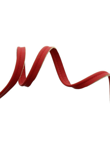 Bordino similpelle - Rosso