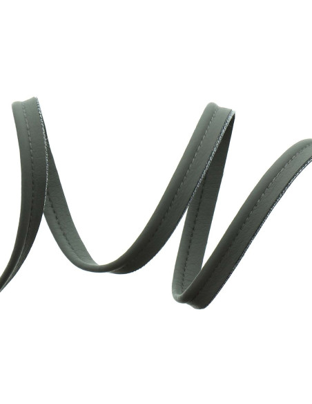 Bordino similpelle - Grigio