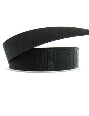 Gros grain per gonna 25 mm - Nero