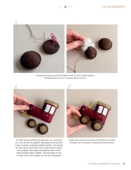 Copia del libro "La mia decorazione di Natale in feltro"