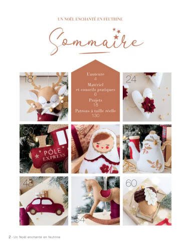Copia del libro "La mia decorazione di Natale in feltro"