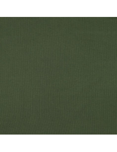 Tessuto jersey di cotone a maglia fine a coste - Verde scuro 2