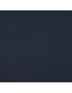 Tessuto jersey di cotone a maglia fine a coste - Blu navy 2