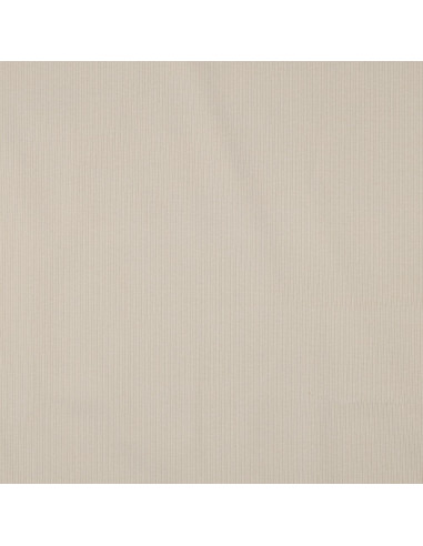 Tessuto jersey di cotone a maglia fine a coste - Sabbia