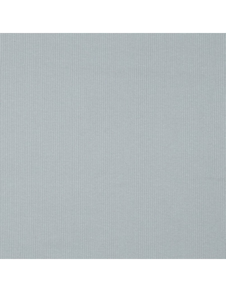 Tessuto jersey di cotone a maglia fine a coste - Grigio argento