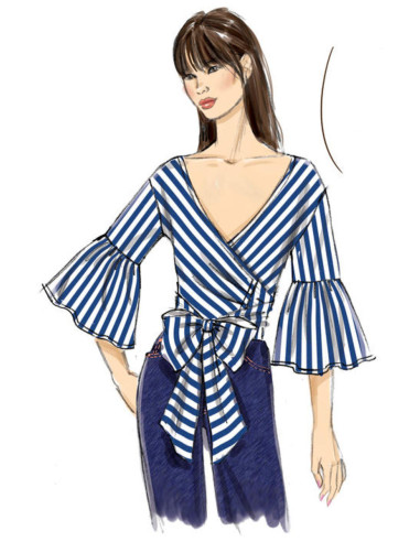Modello di top - Vogue 9315