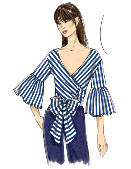 Modello di top - Vogue 9315
