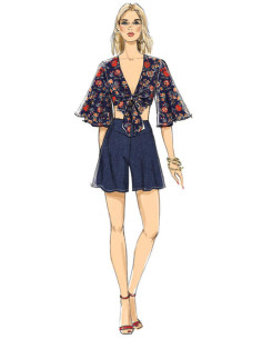 Modello per top, shorts e pantaloni - Vogue 9319 2