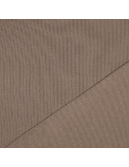 Tessuto jersey di cotone a maglia fine a coste - Talpa