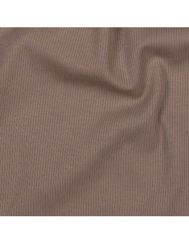 Tessuto jersey di cotone a maglia fine a coste - Talpa
