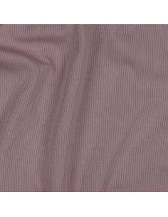 Tessuto jersey di cotone a maglia fine a coste - Malva 2