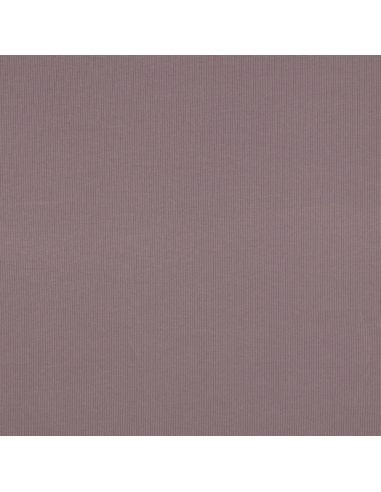 Tessuto jersey di cotone a maglia fine a coste - Malva