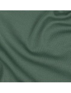 Tessuto jersey di cotone a maglia fine a coste - Verde 2