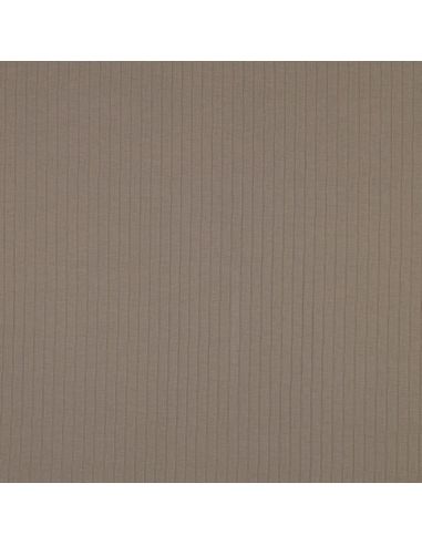 Tessuto jersey di cotone leggero a coste - Talpa