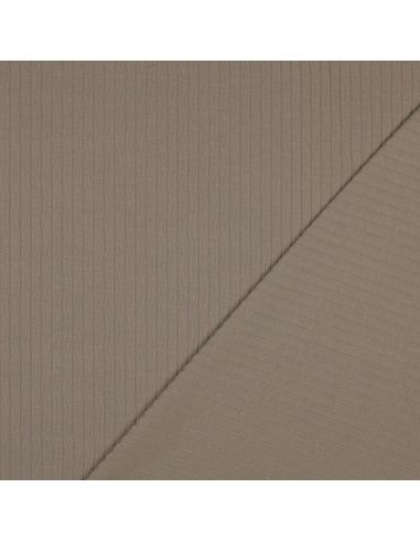 Tessuto jersey di cotone leggero a coste - Talpa