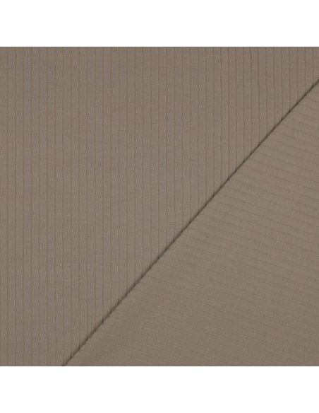 Tessuto jersey di cotone leggero a coste - Talpa