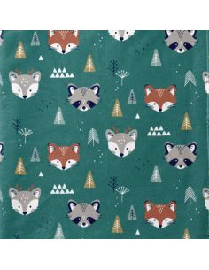 Tessuto coccoloso - Animali della foresta