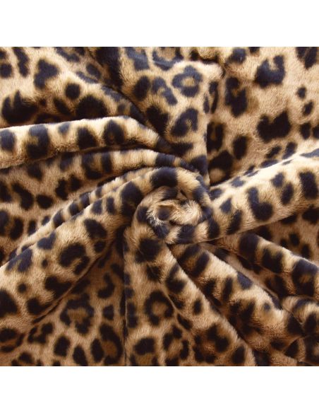 Tessuto in finta pelliccia animale - Leopardo