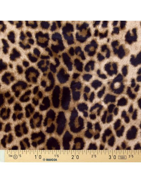 Tessuto in finta pelliccia animale - Leopardo