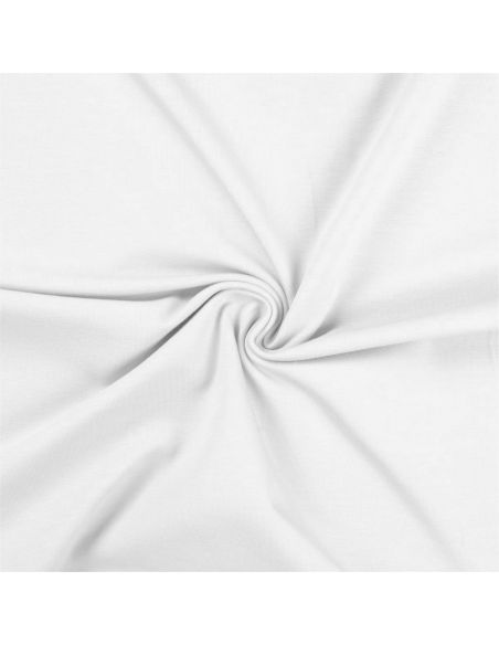 Tessuto jersey di cotone - Bianco