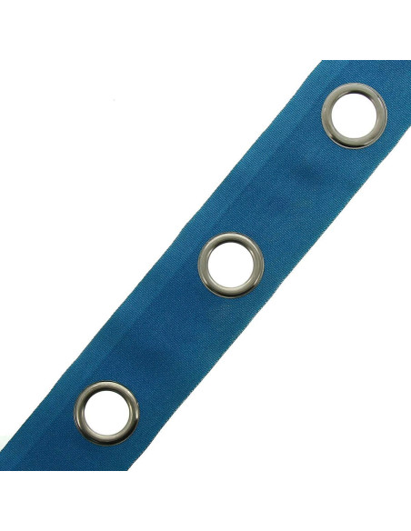 Fascia con occhielli canna di fucile - Blu petrolio
