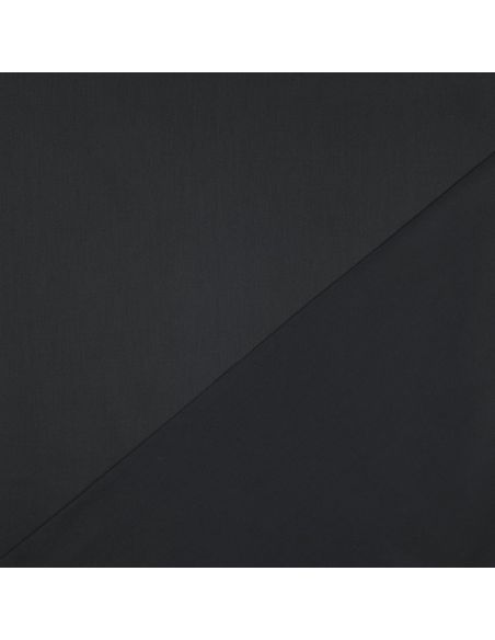 Tessuto satin di cotone - Nero