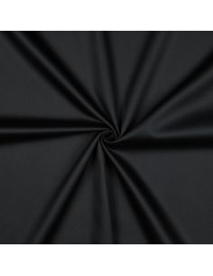 Tessuto satin di cotone - Nero