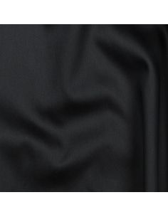 Tessuto satin di cotone - Nero 2