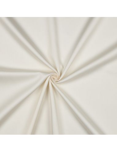 Tessuto satin di cotone - Ecru