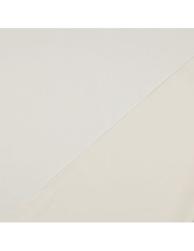 Tessuto satin di cotone - Ecru