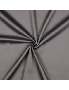 Tessuto satin di cotone - Grigio