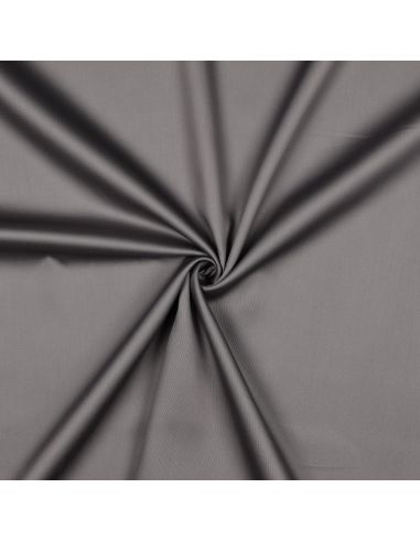 Tessuto satin di cotone - Grigio